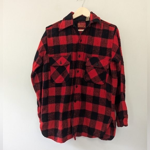 Sears Other - Vintage 70s Buffalo Plaid Shacket Flannel